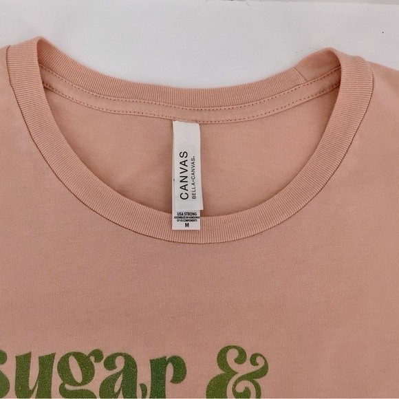 Sugar and Spice and Reproductive Rights In Heather Peach Shirt Size Medium - Picture 5 of 10